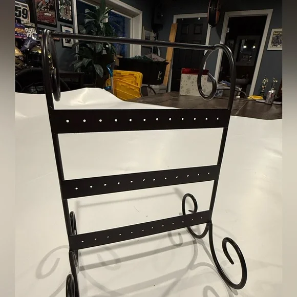 Metal Earring Display Stand - Black - Picture 1 of 5